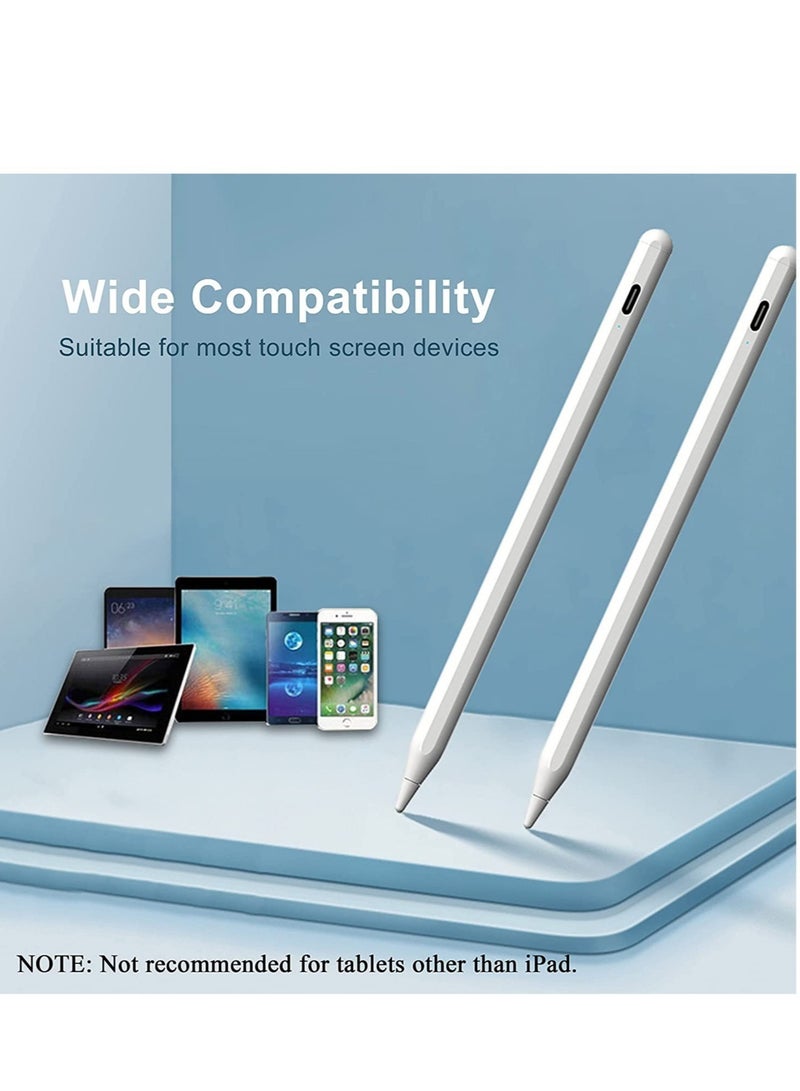 Active Stylus Pen for iOSAndroid Touch Screens, Universal Fine Point Pencil Rechargeable Compatible with iPad,iPad Pro,iPad Air,iPad Mini, Samsung, Smart Phone and Tablet for Writing/Drawing - Image 2